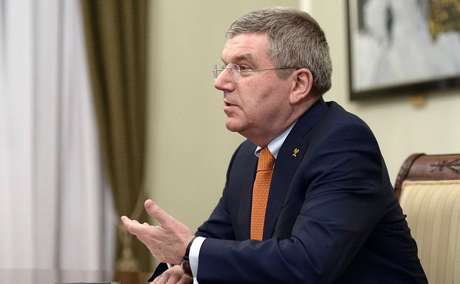 President of the International Olympic Committee Thomas Bach.