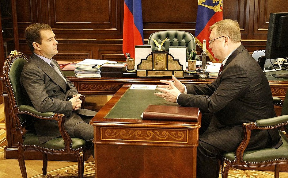 С Председателем Счётной палаты Сергеем Степашиным