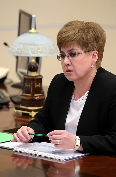 Governor of Trans-Baikal Territory Natalya Zhdanova.
