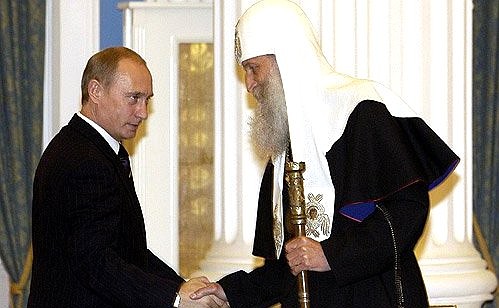 С митрополитом Московским и всея Руси Русской православной старообрядческой церкви Андрианом.