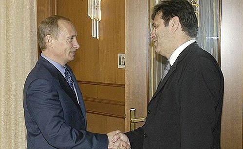 Встреча с Председателем Правительства Сербии Воиславом Коштуницей.