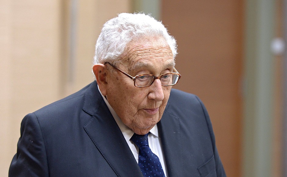 Former US Secretary of State Henry Kissinger.