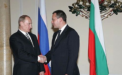 With Prime Minister of Bulgaria Sergei Stanishev.