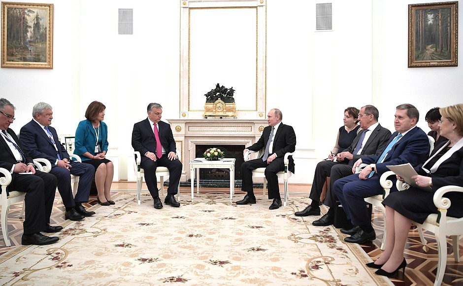 Meeting with Prime Minister of Hungary Viktor Orban.