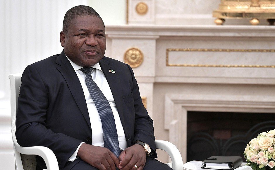 President of Mozambique Filipe Nyusi.