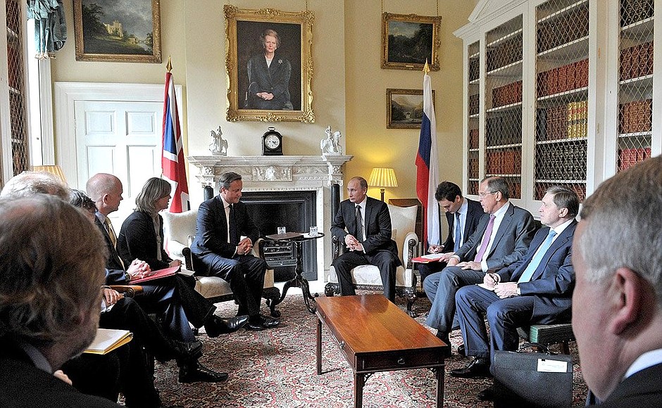 Встреча с Премьер-министром Великобритании Дэвидом Кэмероном.