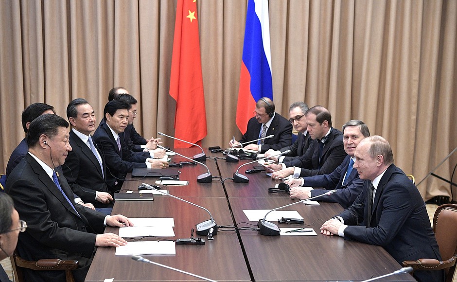 Встреча с Председателем Китайской Народной Республики Си Цзиньпином.