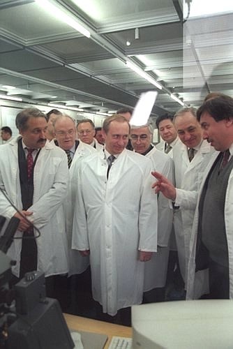 Visiting a plant by the Angstrem company.