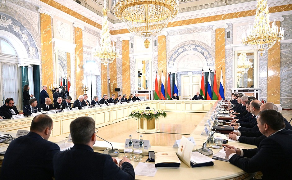 Meeting of the Supreme State Council of the Union State.