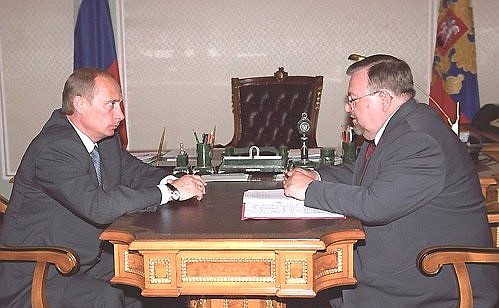 Рабочая встреча с Министром по делам национальностей Владимиром Зориным.