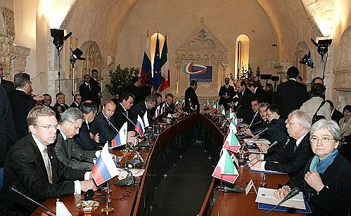 Российско-итальянские межгосударственные консультации.