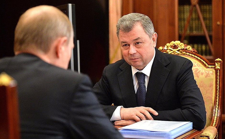 В ходе встречи губернатором Калужской области Анатолием Артамоновым.