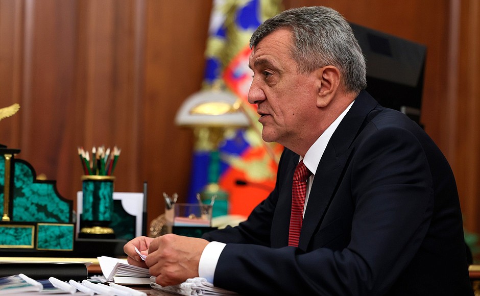 Глава Республики Северная Осетия – Алания Сергей Меняйло.