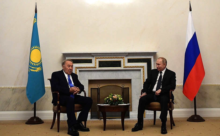 Meeting with the First President of the Republic of Kazakhstan – Leader of the Nation Nursultan Nazarbayev.