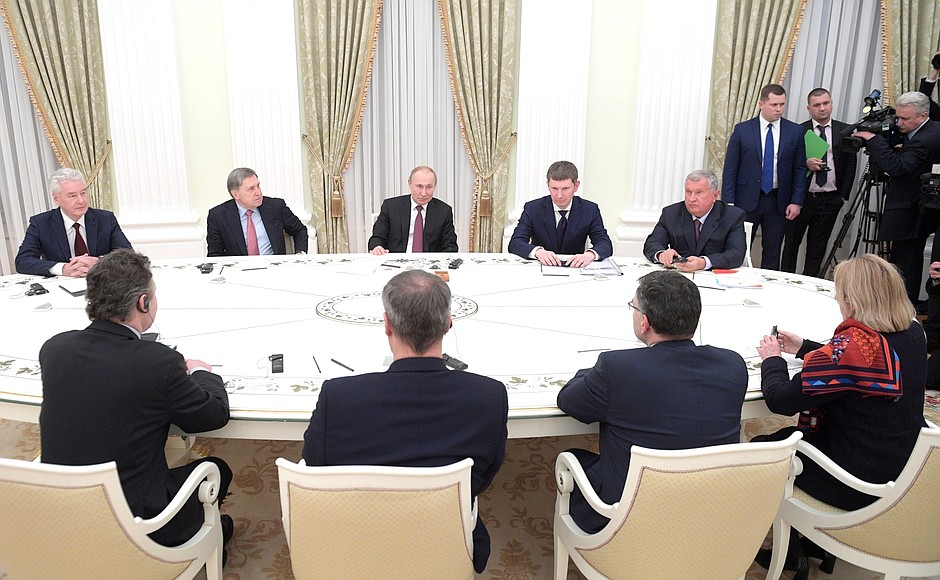 Встреча с премьер-министром Баварии Маркусом Зёдером.