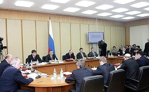 State Council Presidium session ”On Information and Communications Technology in the Russian Federation“.