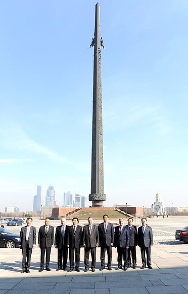 После посещения музея Великой Отечественной войны на Поклонной горе.