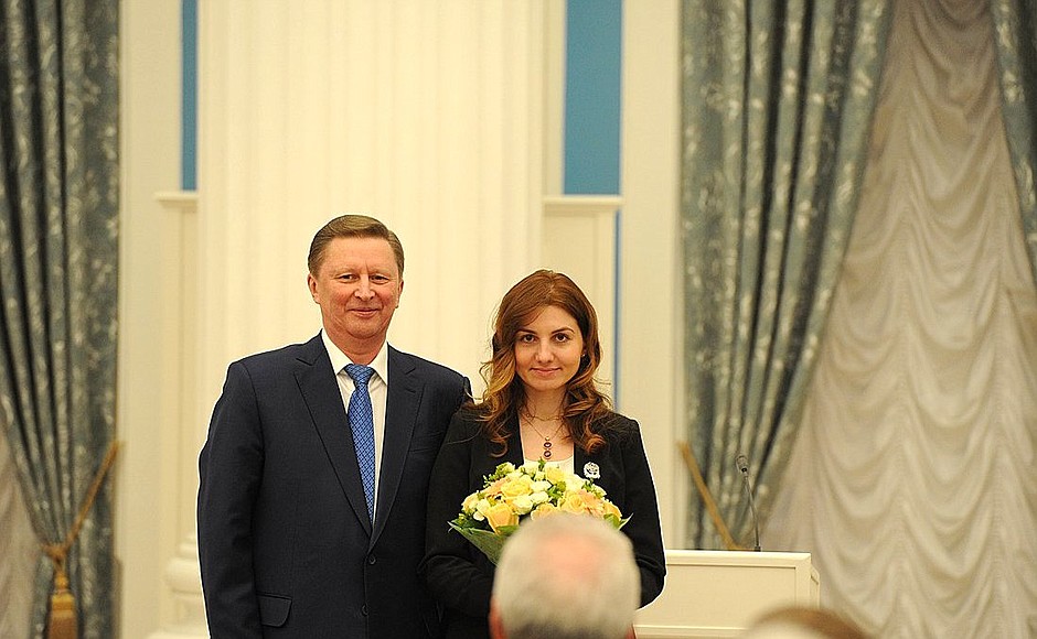 The 2014 President’s Prize in Science and Innovation was awarded to Irina Didenkulova.