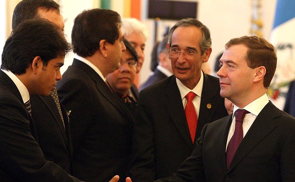 Перед началом российско-гватемальских переговоров.