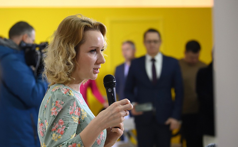 Maria Lvova-Belova opened the Centre for Useful Employment for Young People with Disabilities, Okkolo Art Cluster, in the Krasnodar Territory.