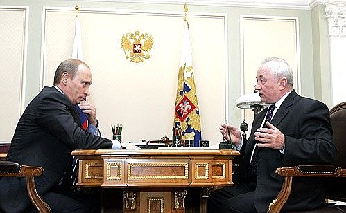 С губернатором Мурманской области Юрием Евдокимовым.
