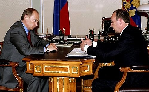 Рабочая встреча с губернатором Сахалинской области Иваном Малаховым.