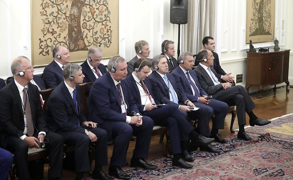 Representatives of the Russian delegation.