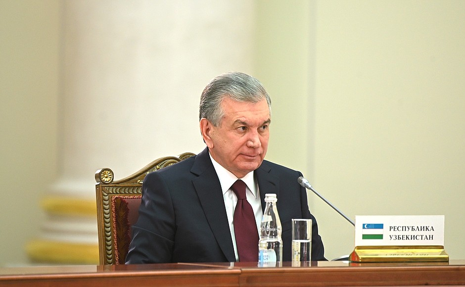 President of the Republic of Uzbekistan Shavkat Mirziyoyev.