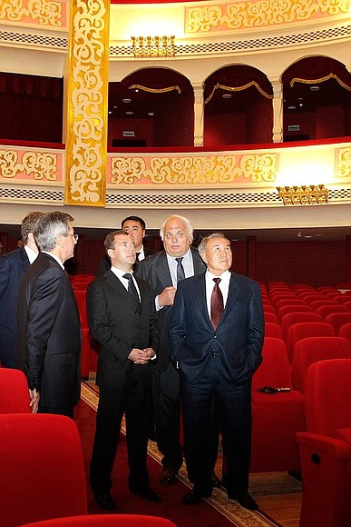At the Astrakhan State Opera and Ballet Theatre.