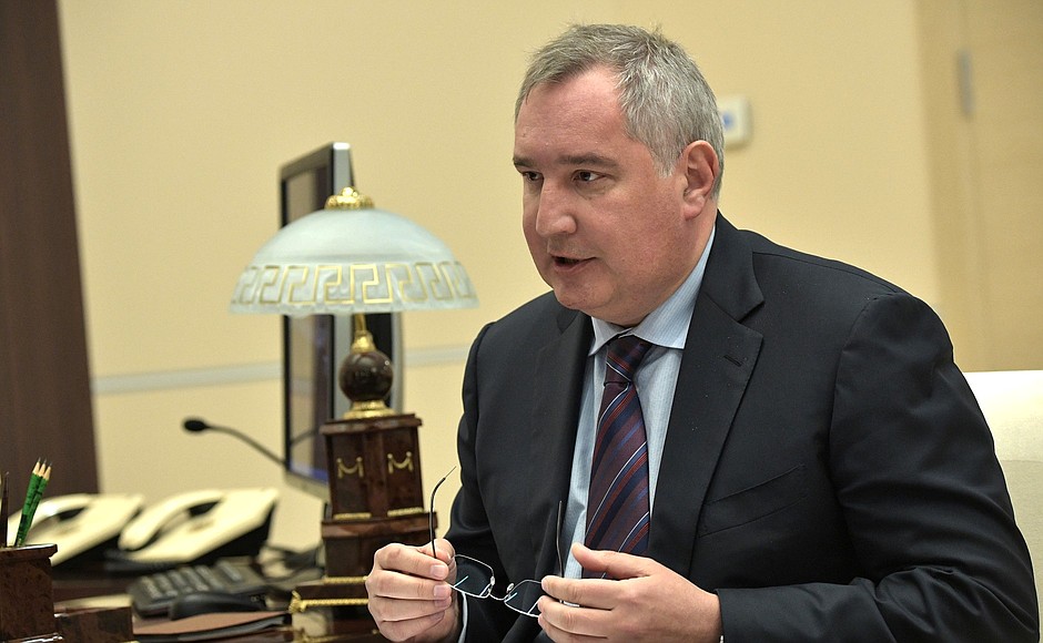 General Director of Roscosmos State Corporation Dmitry Rogozin.