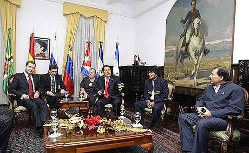 Встреча с лидерами стран Боливарианской альтернативы для Америк.
