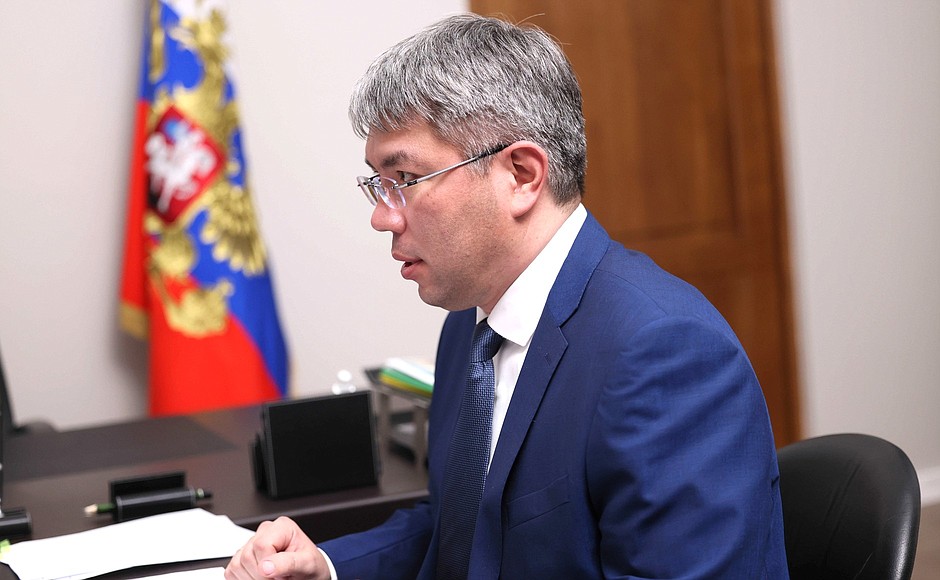 Глава Республики Бурятия Алексей Цыденов.