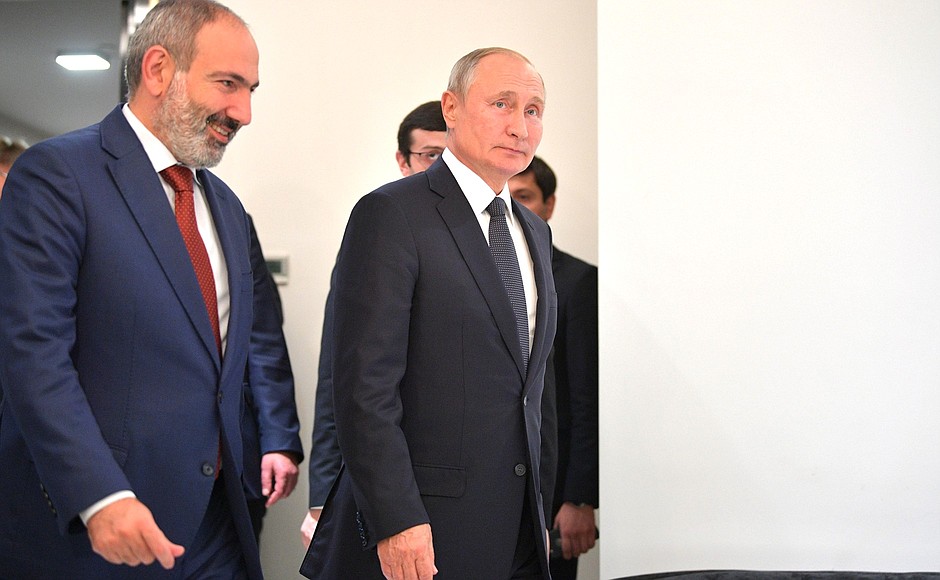 With Prime Minister of Armenia Nikol Pashinyan.
