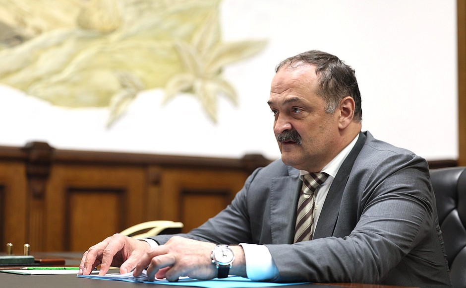 Head of the Republic of Dagestan Sergei Melikov.