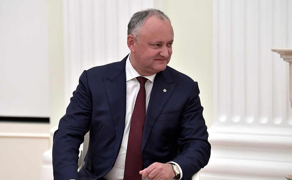 President of Moldova Igor Dodon.