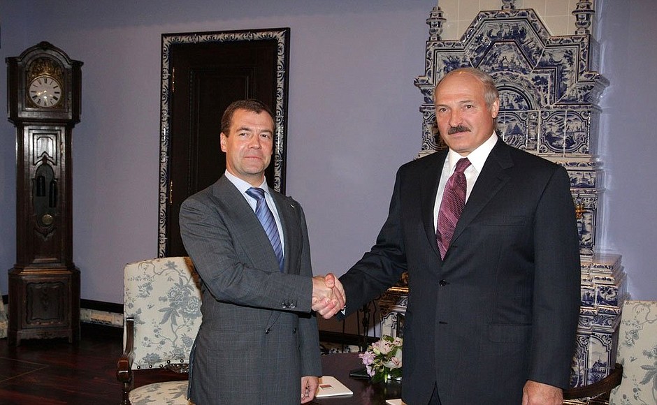 C Президентом Республики Беларусь Александром Лукашенко.