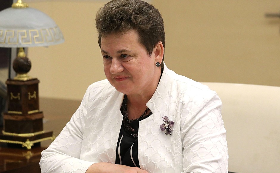 Governor of Vladimir Region Svetlana Orlova.