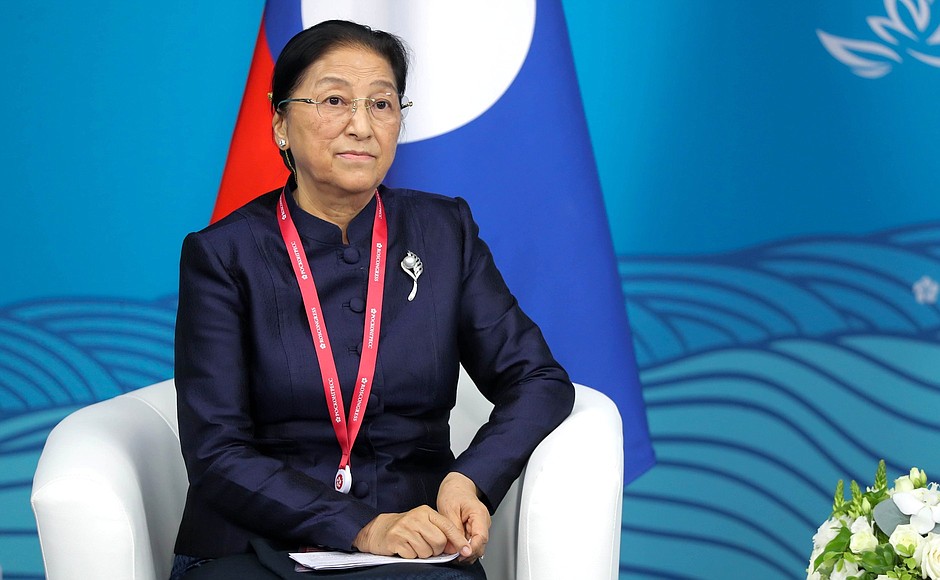 Vice President of Laos Pany Yathotou.