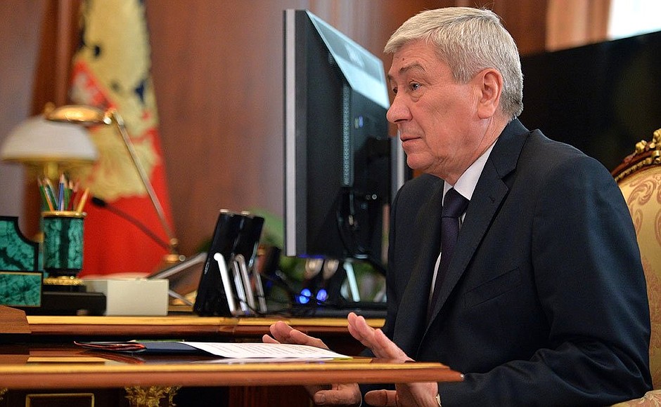 Director of the Federal Service for Financial Monitoring Yury Chikhanchin.