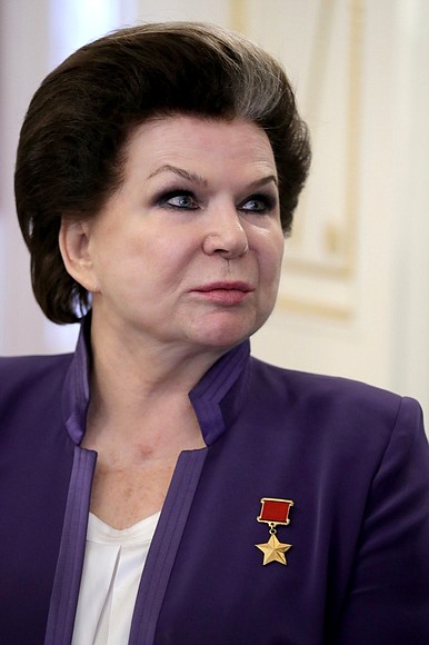 Pilot cosmonaut and Hero of the Soviet Union Valentina Tereshkova.