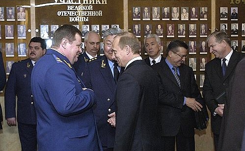 После расширенного заседания коллегии с Генеральным прокурором Владимиром Устиновым.