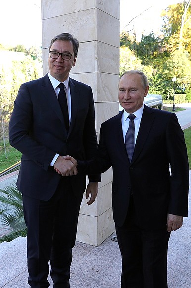 With President of the Republic of Serbia Aleksandar Vucic.