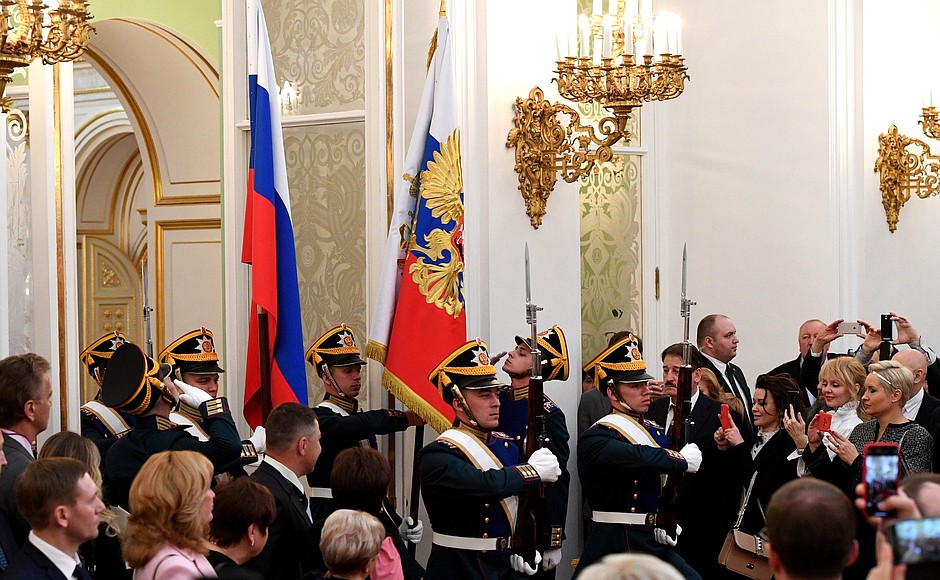 Vladimir Putin’s inauguration ceremony.