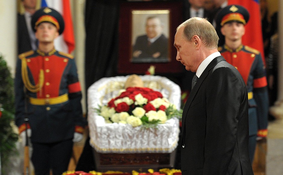 Funeral ceremony for Yevgeny Primakov.