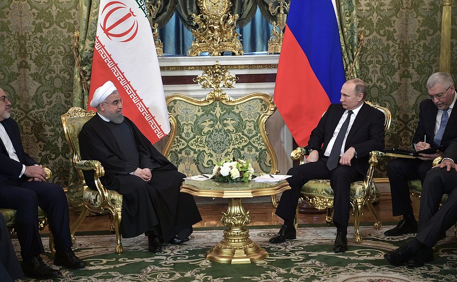 Встреча с Президентом Ирана Хасаном Рухани.