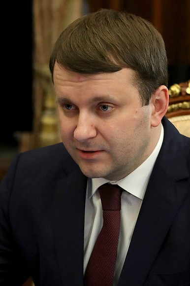 Министр экономического развития Максим Орешкин.