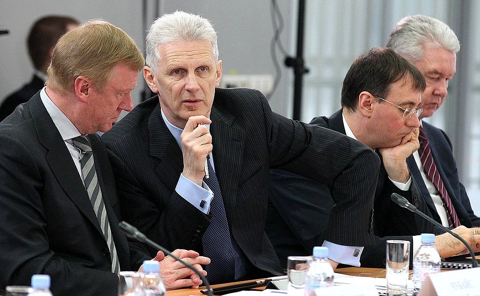 Before the meeting of the Commission for Modernisation and Technological Development of Russia’s Economy.