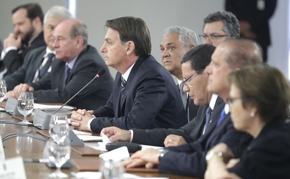 Meeting with President of Brazil Jair Bolsonaro.