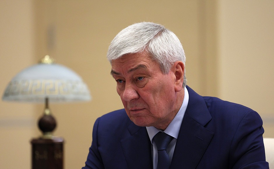 Head of the Federal Service for Financial Monitoring Yury Chikhanchin.