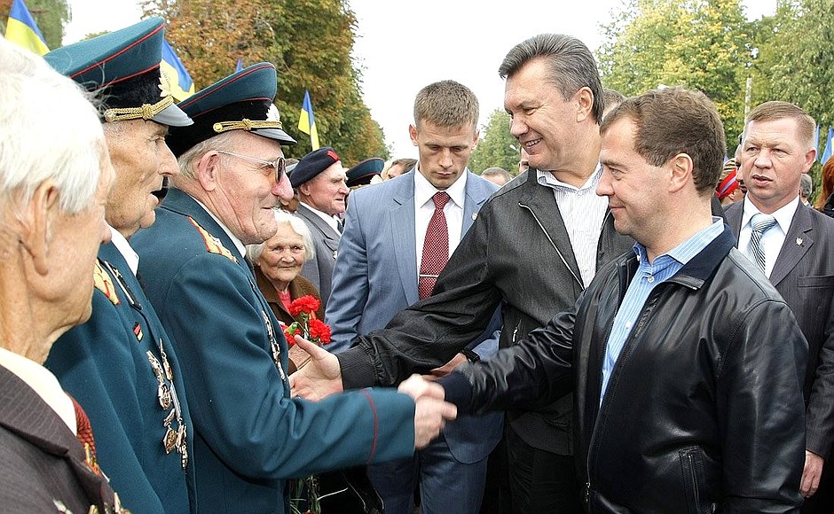 With Great Patriotic War veterans.